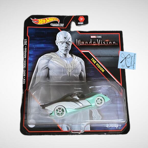 Hot Wheels Marvel Studios Disney Plus WandaVision The Vision Character Car - Picture 1 of 4